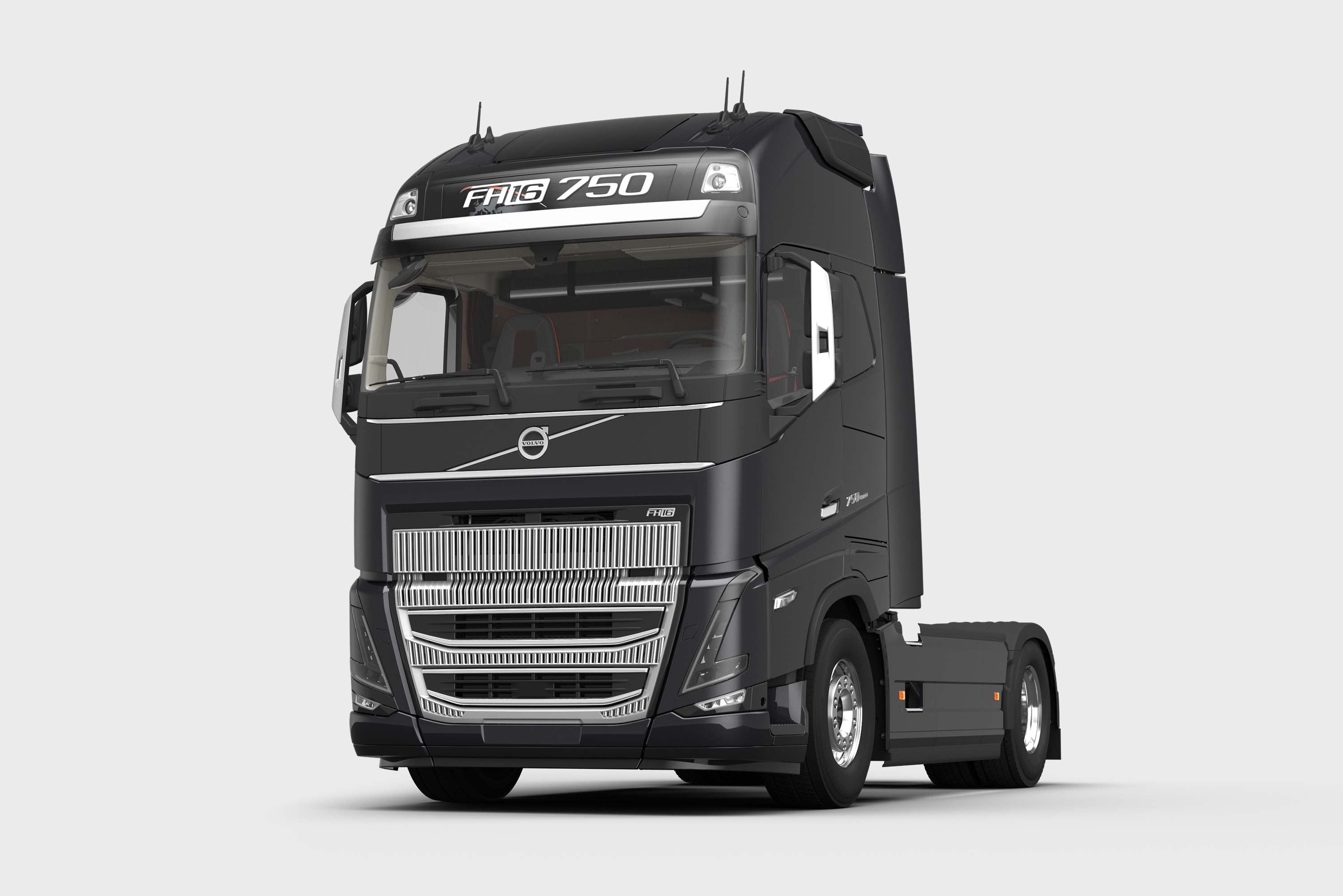 The Volvo FH16 is smoother around the edges.