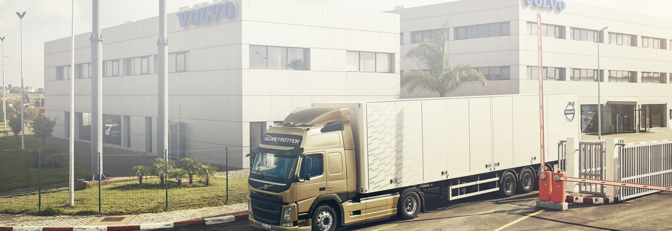 Volvo truck at dealership